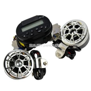 Good 12V Motorcycle/ATV FM Radio Waterproof  Stereo Speaker System 