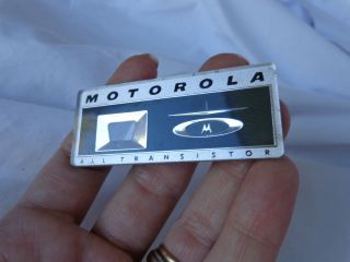 Vintage Retro Motorola Radio All Transistor Radio Logo