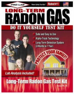 Pro Lab Long Term Radon Gas Do yourself Test Kit RL116