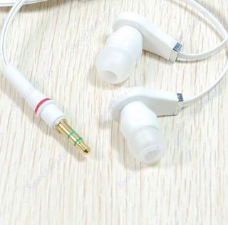   5mm Earbud Earphone Headset For iphone  MP4 Player PSP CD White