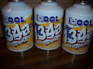 Cool 134a refrigerant six new 12oz cans MADE in the USA r134a
