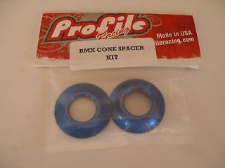 PROFILE BMX CONE SPACERS BLUE