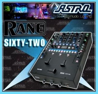 Rane SIXTY TWO 62 DJ Mixer for Serato Scratch Live PROAUDIOSTAR   