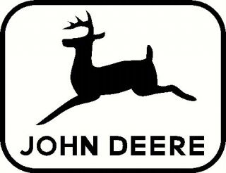 john deer vinyl decal window or bumper sticker