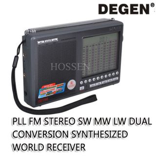 DEGEN DE1103 Digital Radio PLL SSB Stereo AM FM SW MW LW World 