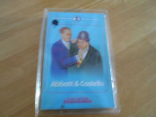 NIB VINTAGE RETRO ABBOTT & COSTELLO 2 CASSETTES  WELCOMES THE MAD 