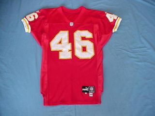 Frank Moreau 2000 Kansas City Chiefs game used jersey