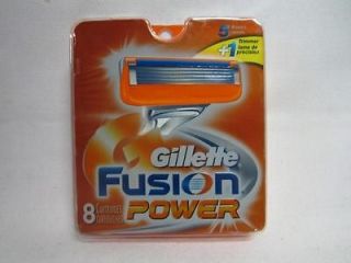 New Gillette Fusion Power 5+1 Razor 8 Cartridges