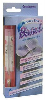 Geratherm Basal Mercury Free Thermometer   1 Ea