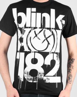 Blink 182 Three Bars Band T Shirt   MEDIUM