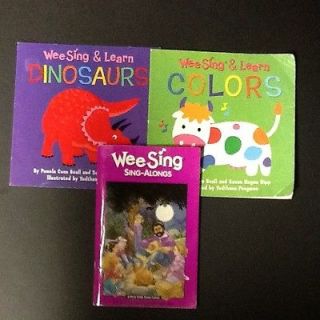 Wee Sing BooksWee Sing & Learn Colors & Dinosaurs  Sing Alongs(Ca 