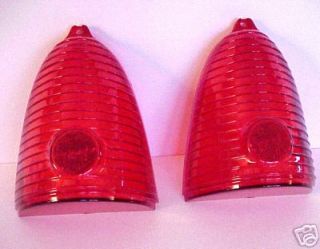 1955 Chevy 55 Chevrolet NEW Red Tail light lense pair