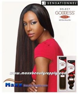 Sensationnel Goddess Select Remi Human Hair Weave   Yaki 10S