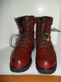 VINTAGE RED WINGS WORK, HUNTING, HIKING BOOTS SIZE 13A SOLES