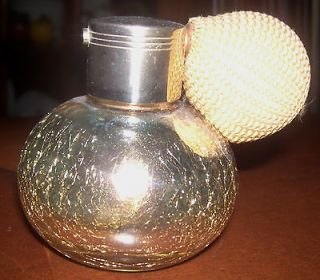 DeVilbiss Hollywood Regency 24kt gold plated perfume atomizer