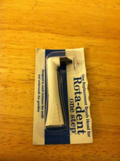 Rotadent Legacy Classic Short Tip Replacement Head Brush Brand New