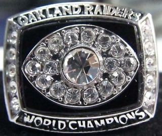 1976 OAKLAND RAIDERS Super Bowl Ring Championship ring replica 10 size