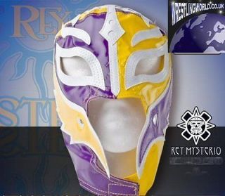 WWE Official Licensed Kids Size Rey Mysterio Replica Yellow & Purple 