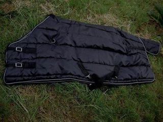 Newly listed 420 Denier Horse Heavy Winter Blanket Rug Black 74 8798