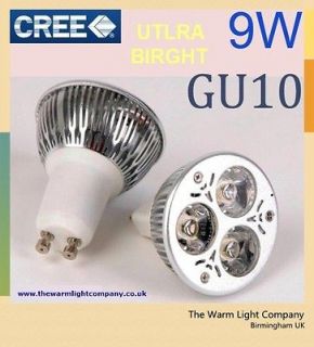   3W 6W 9W LED Spotlight Lamp Light Bulb Base Warm White Globe 50W K