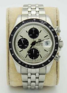   Prince Date Chronograph H Serial 79260 Steel Automatic Mens Watch