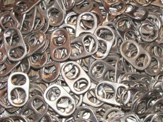   Aluminum Can Pull Tab Upcycled Fashion Jewelry Ribbon Bangle Bracelet