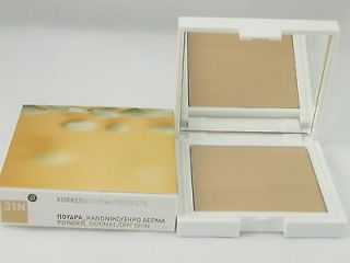 Korres Rice & Olive Oil Compact Powder  31N Medium ( Normal to Dry 
