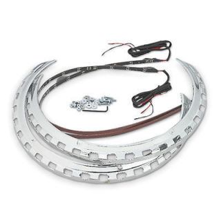   TRI COLOR CHROME ROTOR COVER LED LIGHT RINGS GL 1500 GOLD WING