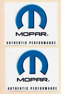 Mopar Racing Decal Stickers 5 inch Long Size New