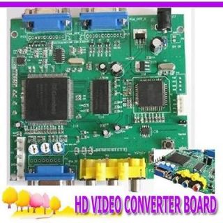 New RGB / CGA/ EGA/ YUV to VGA Arcade HD Video Converter Board abb