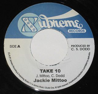 Jackie Mittoo 7 45 HEAR SKA Take 10 SUPREME STUDIO 1 Sub Label Al 