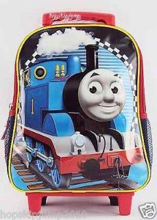 THOMAS the TRAIN 12 ROLLING BACKPACK Luggage ~ NWT