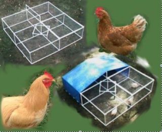 PVC Chicken Coop Run Poultry Pen   Portable Game plans