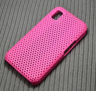 New Hot Pink Perforated case back cover for Samsung S5230 S5233