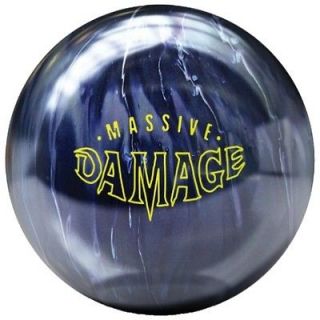 BRUNSWICK MASSIVE DAMAGE case of 4 bowling balls 1ST QUAL 15lb brand 