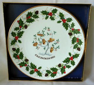 Boxed Royal Grafton Christmas Collectors Plate, Five Gold Rings c.1980