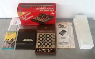 Vintage Mini Sensory Chess Challenger Fidelity Electronics w/ Box 