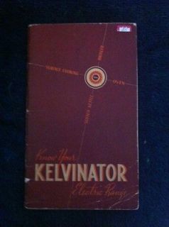 Lot of 2 Vintage Recipe Booklets from Kelvinator (1940s)