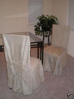 Sage green Quality Micro Suede Dining Chair covers 2pcs