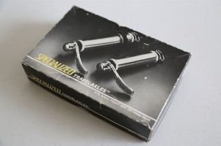 Specialized travel axles fits vintage road and track bikes NOS 100/120 