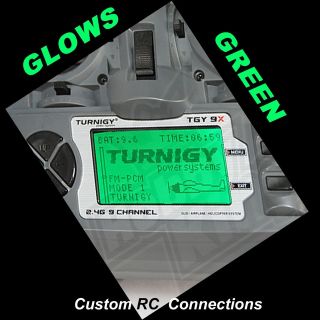 LCD Backlight Kit for Turnigy 9X ★ Spektrum DX6i & DX7s ★ Glows 