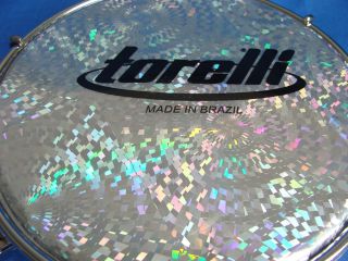   TAMBORIM HOLOGRAPHIC HEAD GREEN TAMBORINE PERCUSSION DRUM FOR SAMBA