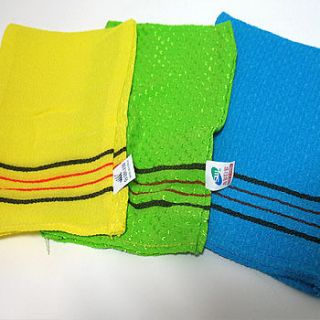 Korean Italy massage Towels♥Scrubbe​r wash cloths 3p SET