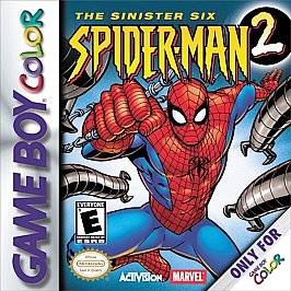 Spider Man 2 The Sinister Six Nintendo Game Boy Color, 2001