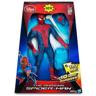 The Amazing Spider Man Talking Action Figure DIsney Marvel Comics 