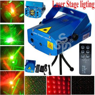   Mini Laser Stage Lighting For Club Disco DJ House Party Light w/Remote