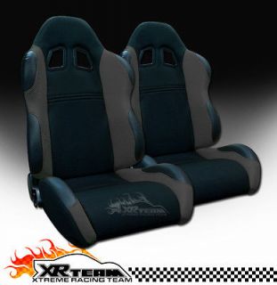   Fabric & PVC Leather Sport Racing Seats+Sliders 11 (Fits Ford Ranger