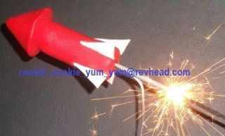 EDIBLE 3D fireworks CAKE KIT stars topper SPARKLERS TNT