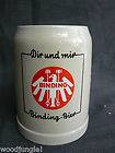 Original SPATEN BRAU Beer Bier 1 liter Stein Mug Munich Germany