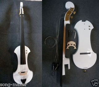 pcs 3/4 Electric Parted Upright Double Bass Finish silent Solid wood